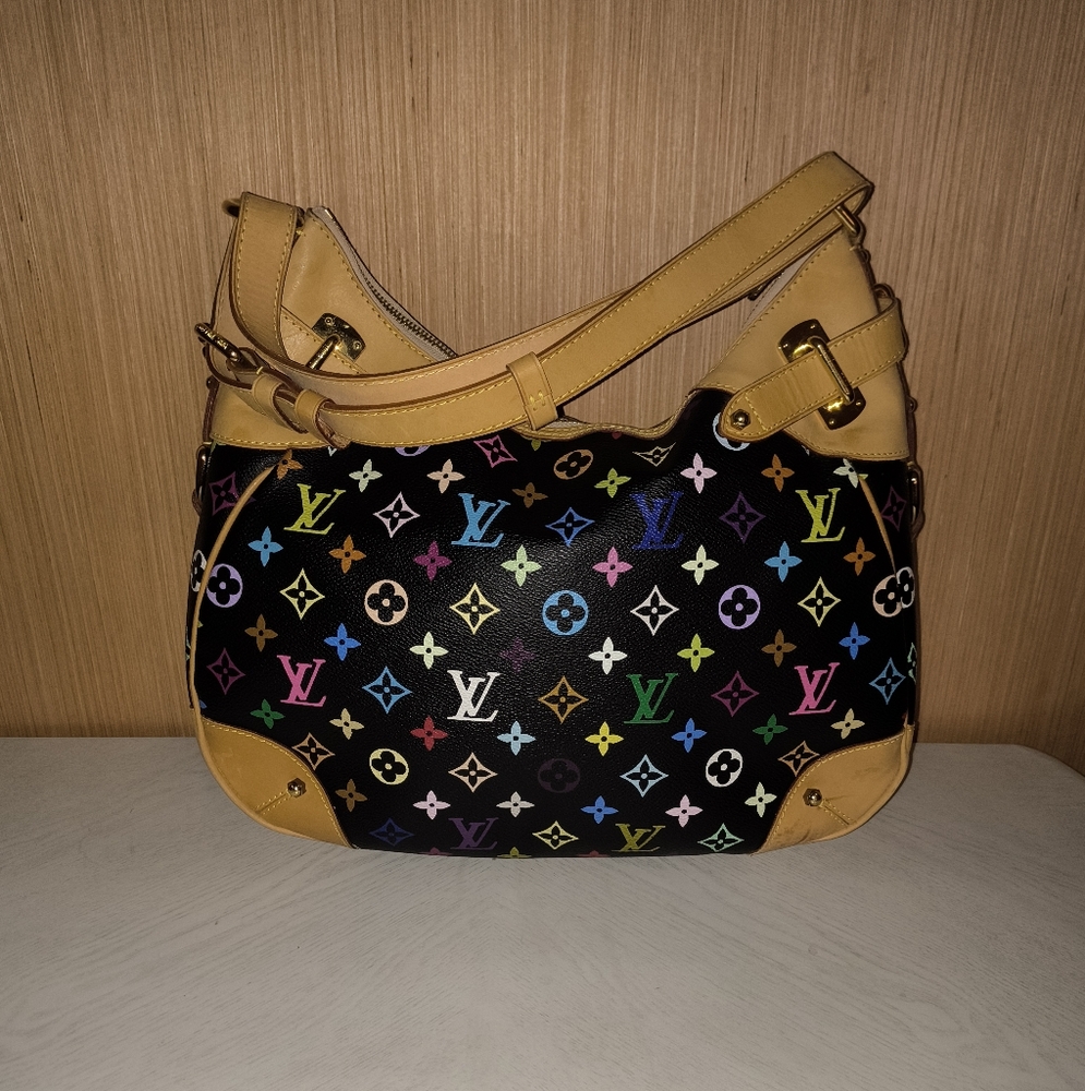 Louis Vuitton multicolor greta purse